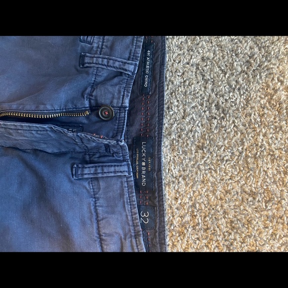 Mens Lucky Brand 410 Athletic Chino 32 Waist - Picture 2 of 3